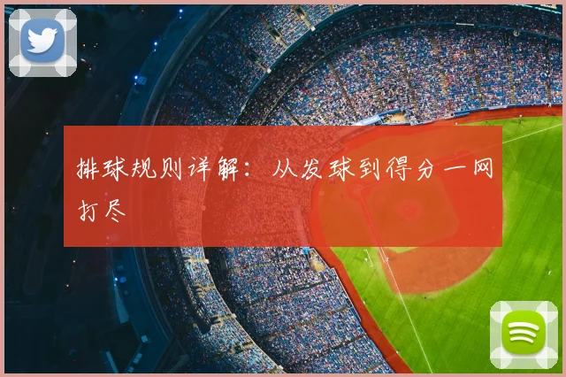 排球规则详解：从发球到得分一网打尽